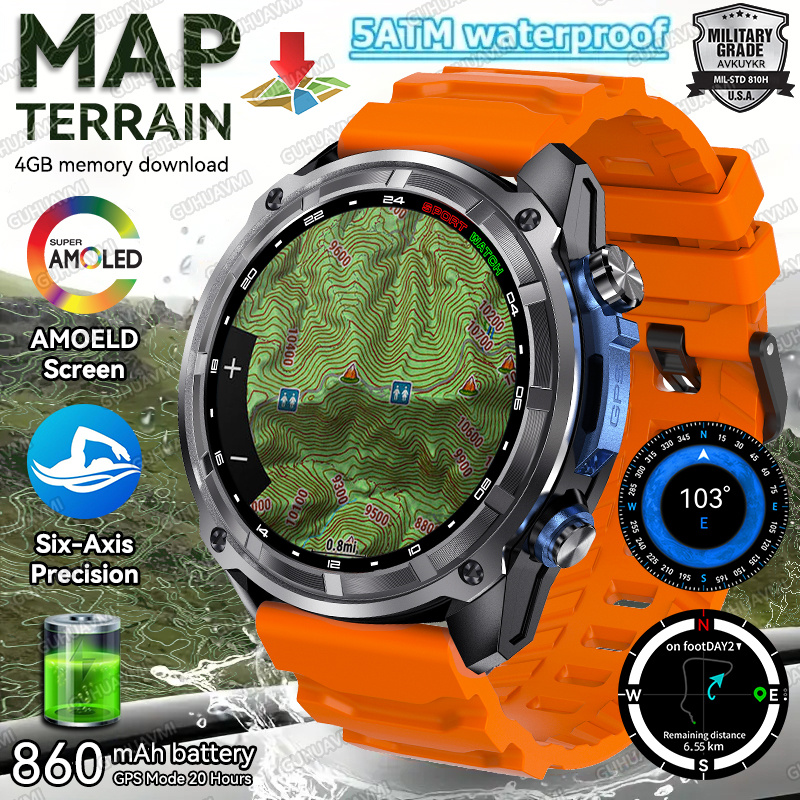 Table Tennis World - 2025 New Terrain Map GPS Смарт-часы
