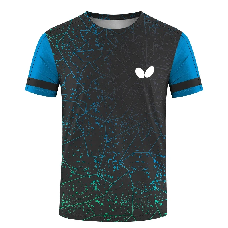 Table Tennis Jersey Butterfly - Мужская футболка с короткими рукавами и