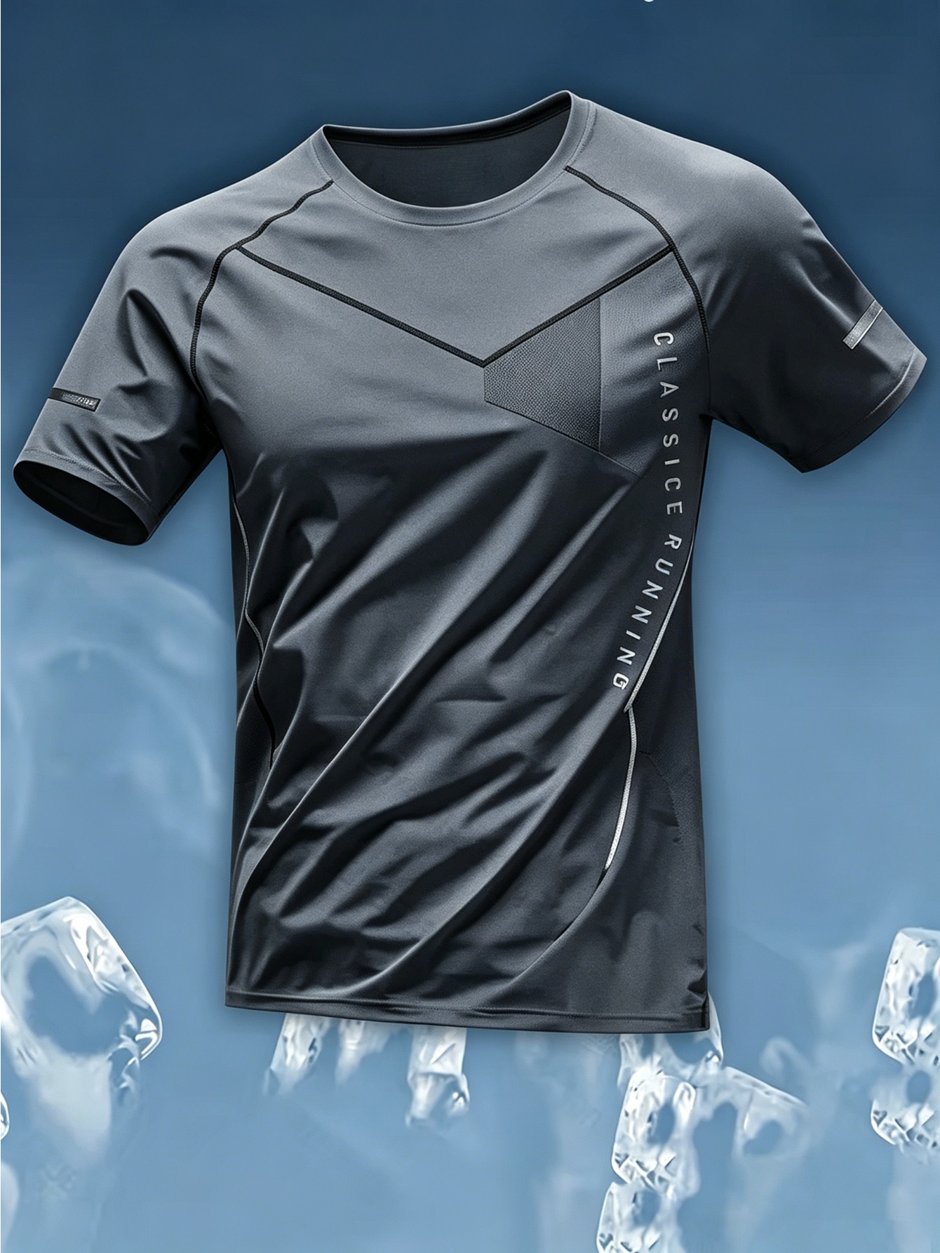Table Tennis Jersey Butterfly - Мужская спортивная футболка с высокой эластичностью,