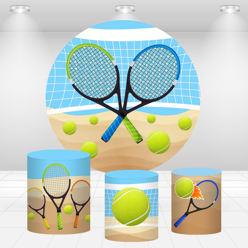 Круглый фон с тематикой пляжно – обзор и цена Table Tennis Background